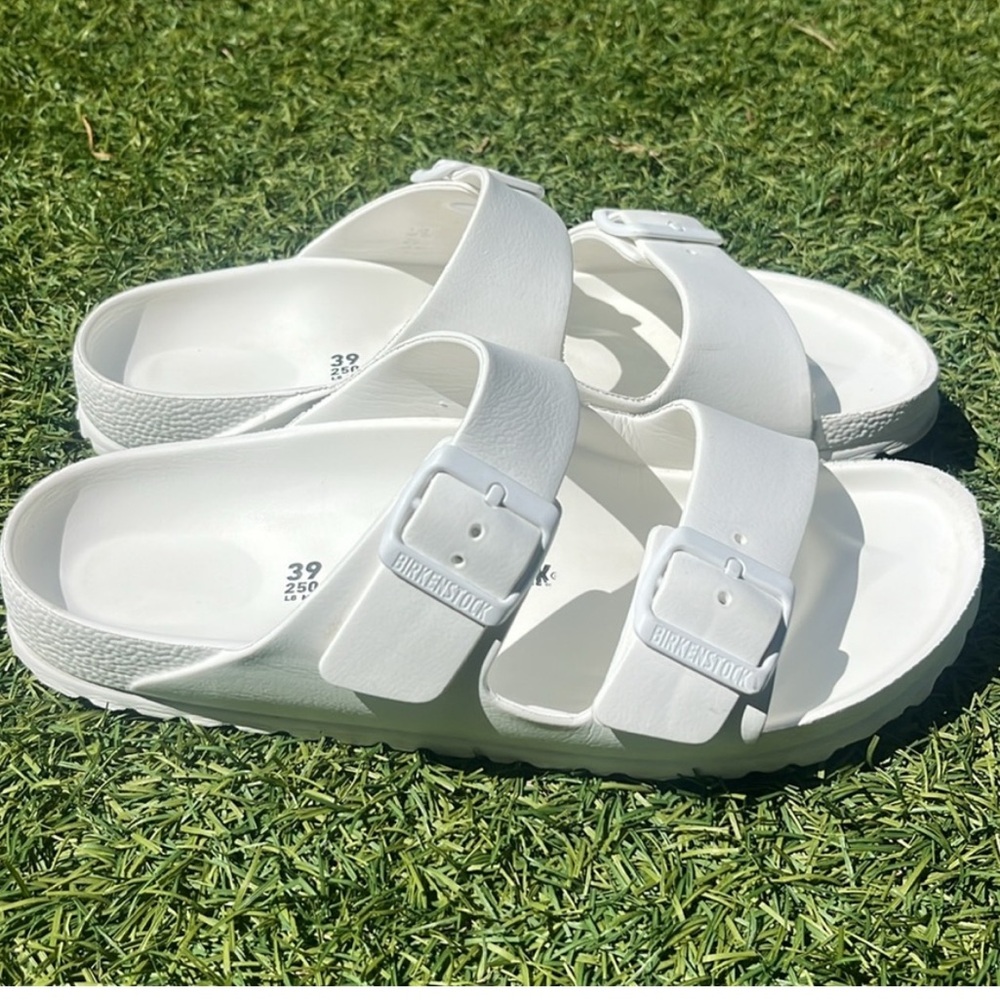 White Birkenstock Eva Sandals size 8 size 39